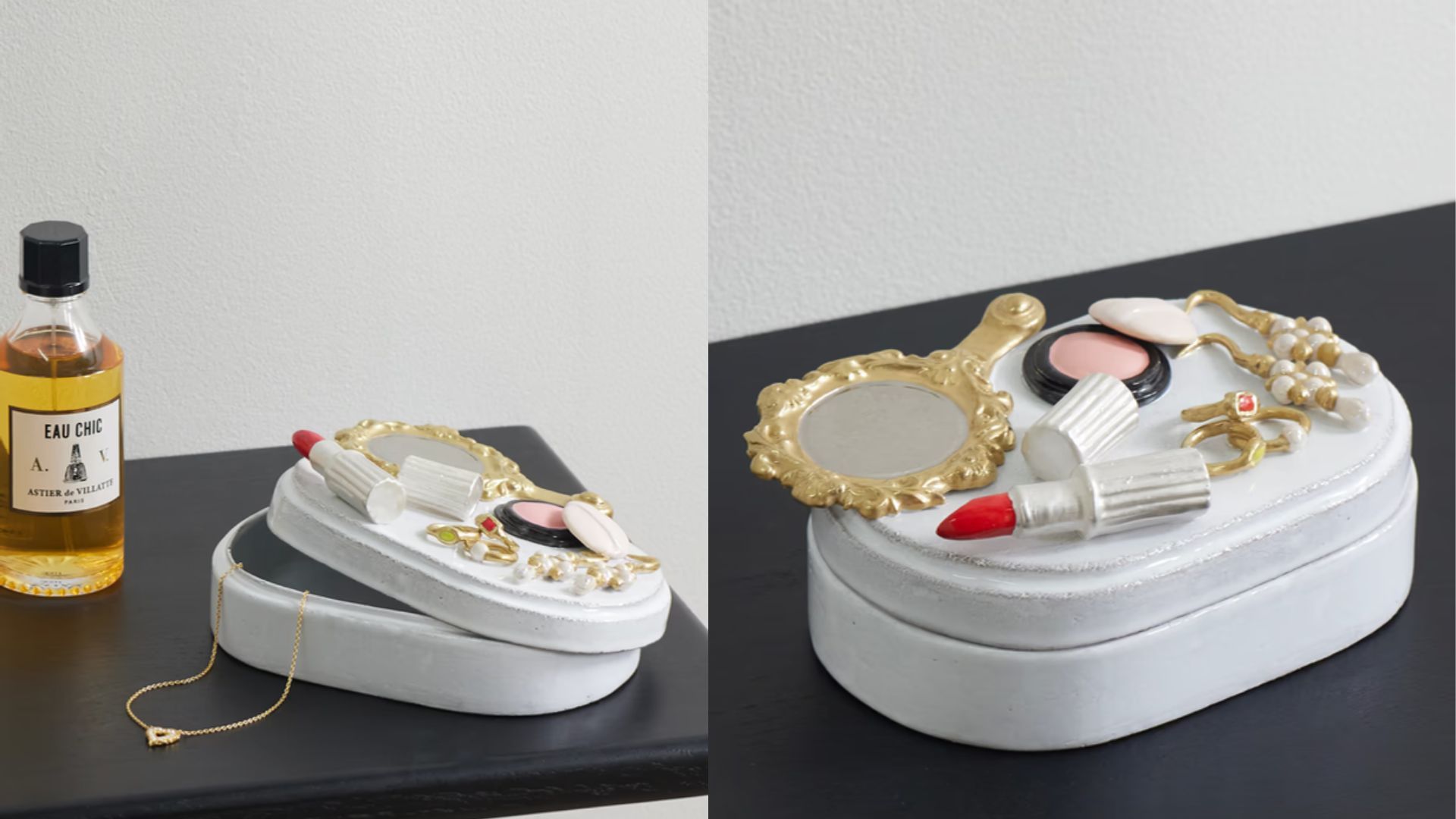 Serena Carone Vanity ceramic jewelry box (Image via Net-a-Porter)