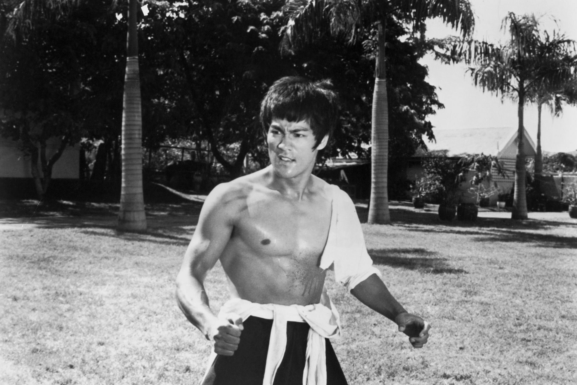 Bruce Lee in Outdoor Scene from 