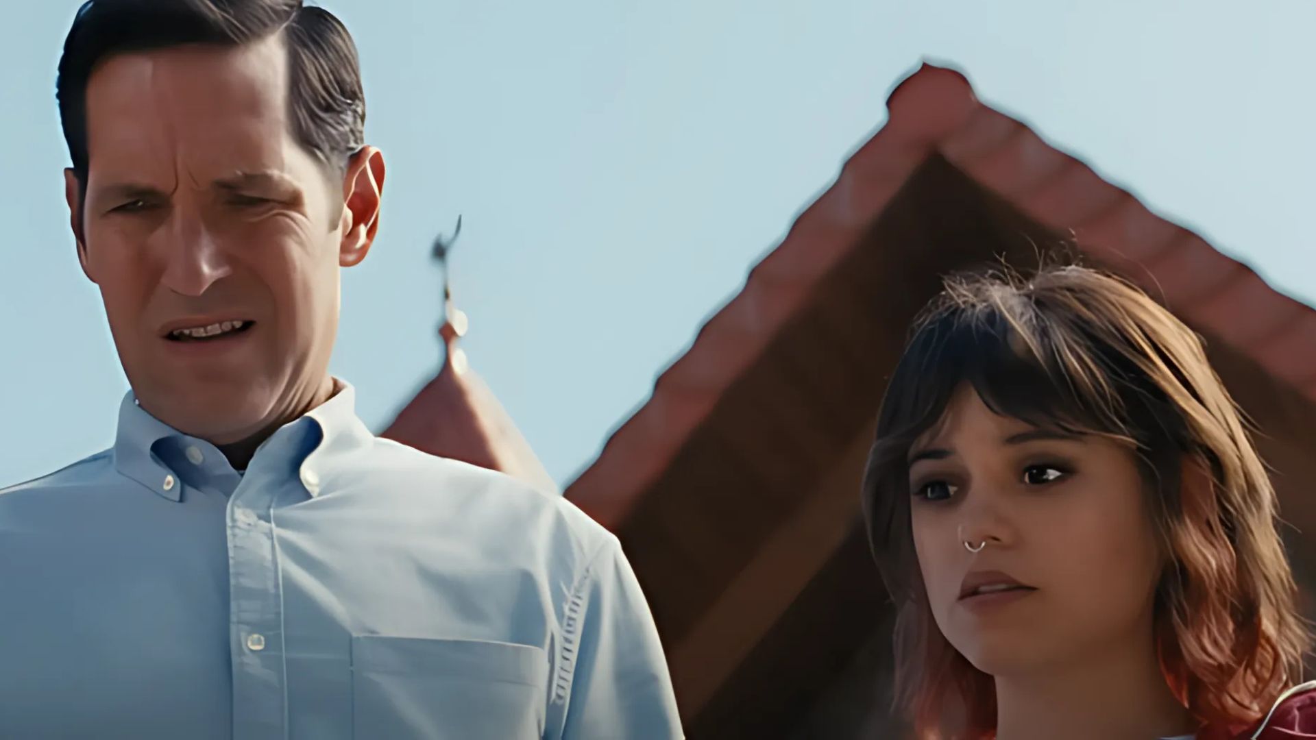 Paul Rudd and Jenna Ortega in Death Of A Unicorn | Image source: YouTube/A24