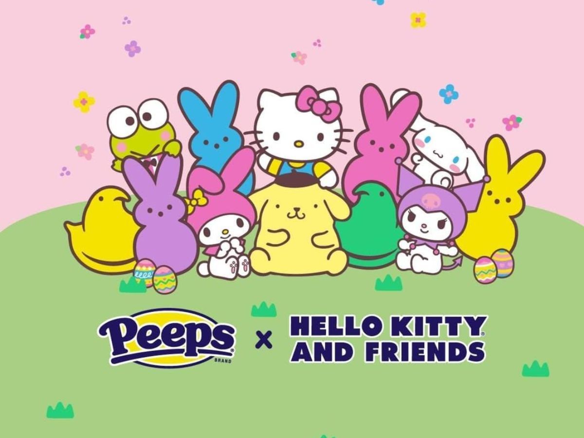 Peeps and Hello kitty and friends