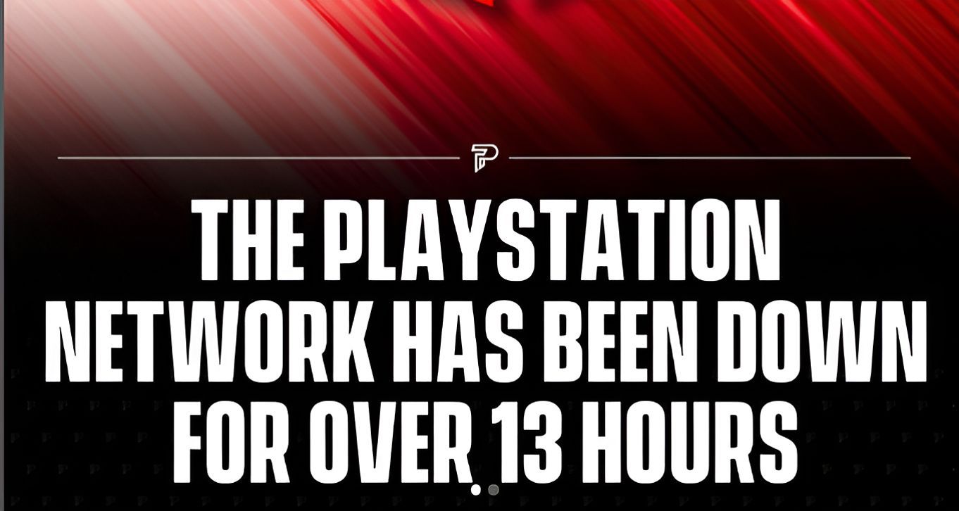 The PlayStation Network (PSN) down for 13 hours ( Image via Instagram / @pubity )