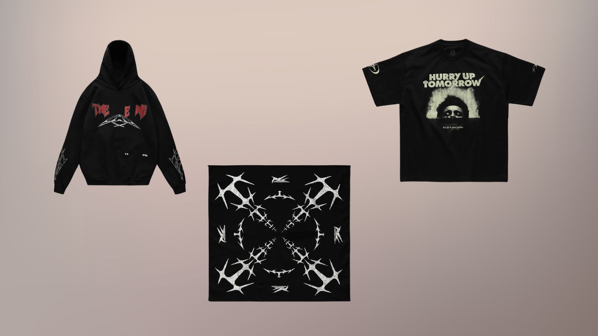 The Weeknd has teamed up with Spotify and XO to create merchandise (Image via XO website)