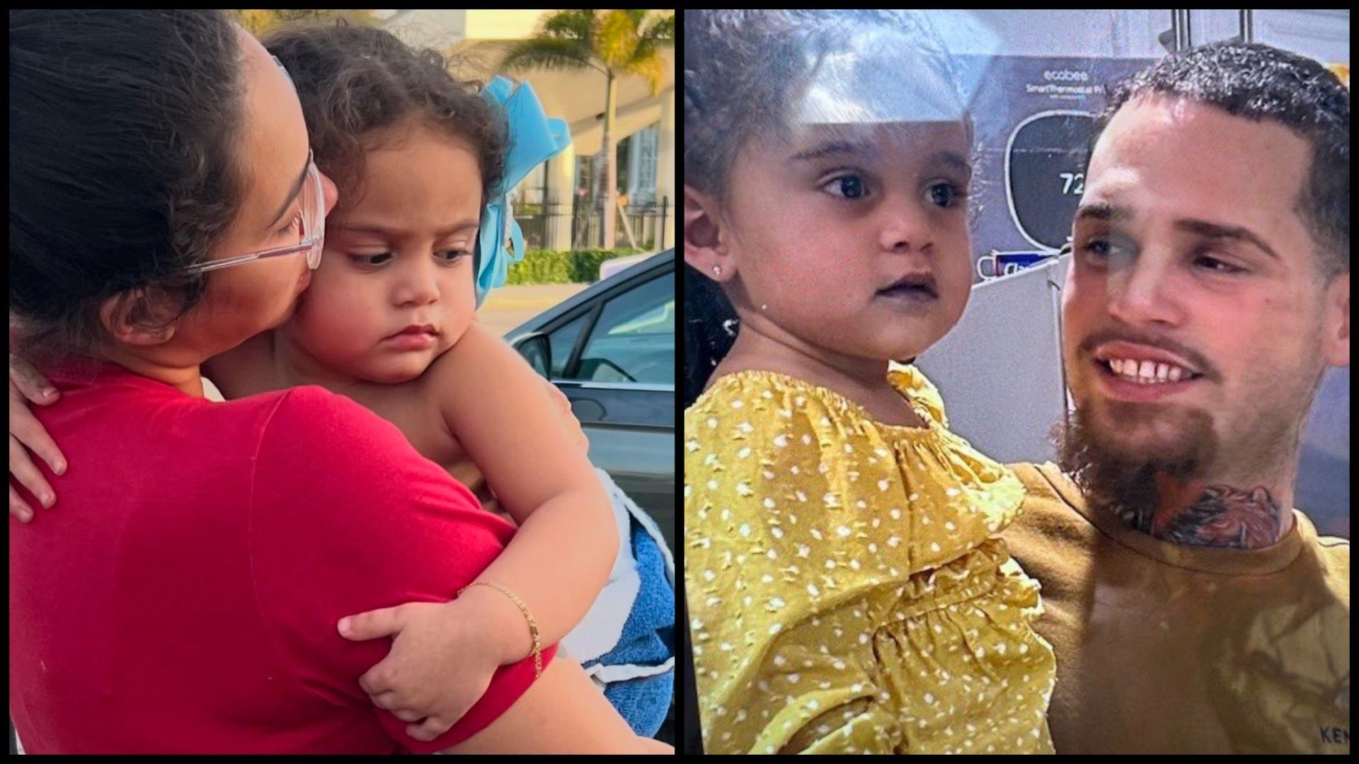 Lee County toddler found hours after the suspected kidnapping (Image via Facebook/Fort Myers Police Department &amp; X/@CapePD)