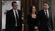 General Hospital's Sonny, Sam, and Dante attending a funeral. | Image Source: ABC