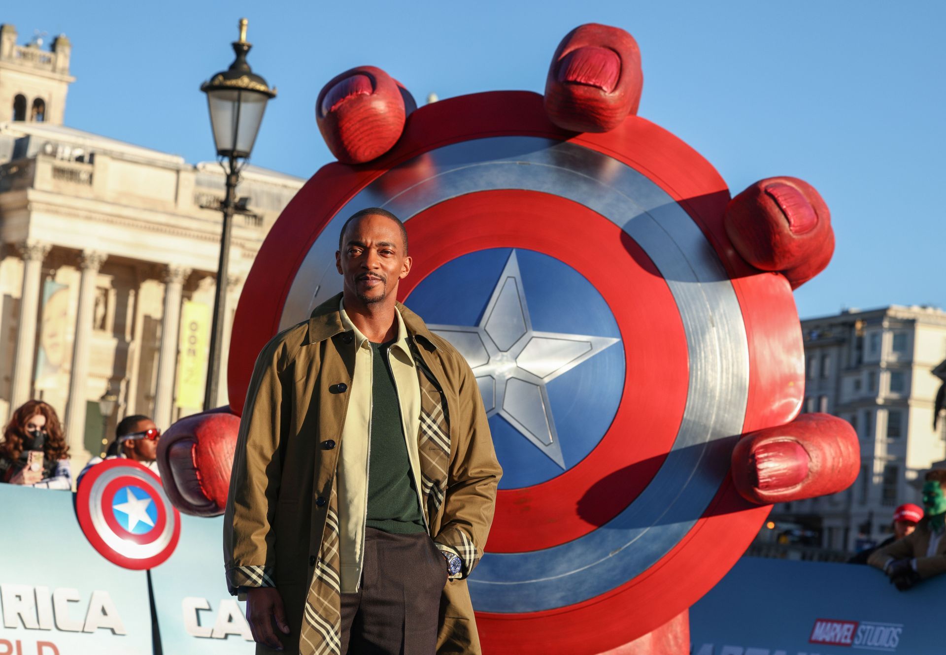 UK Photocall Of Marvel Studios&#039; &quot;Captain America: Brave New World&quot; In London - Source: Getty