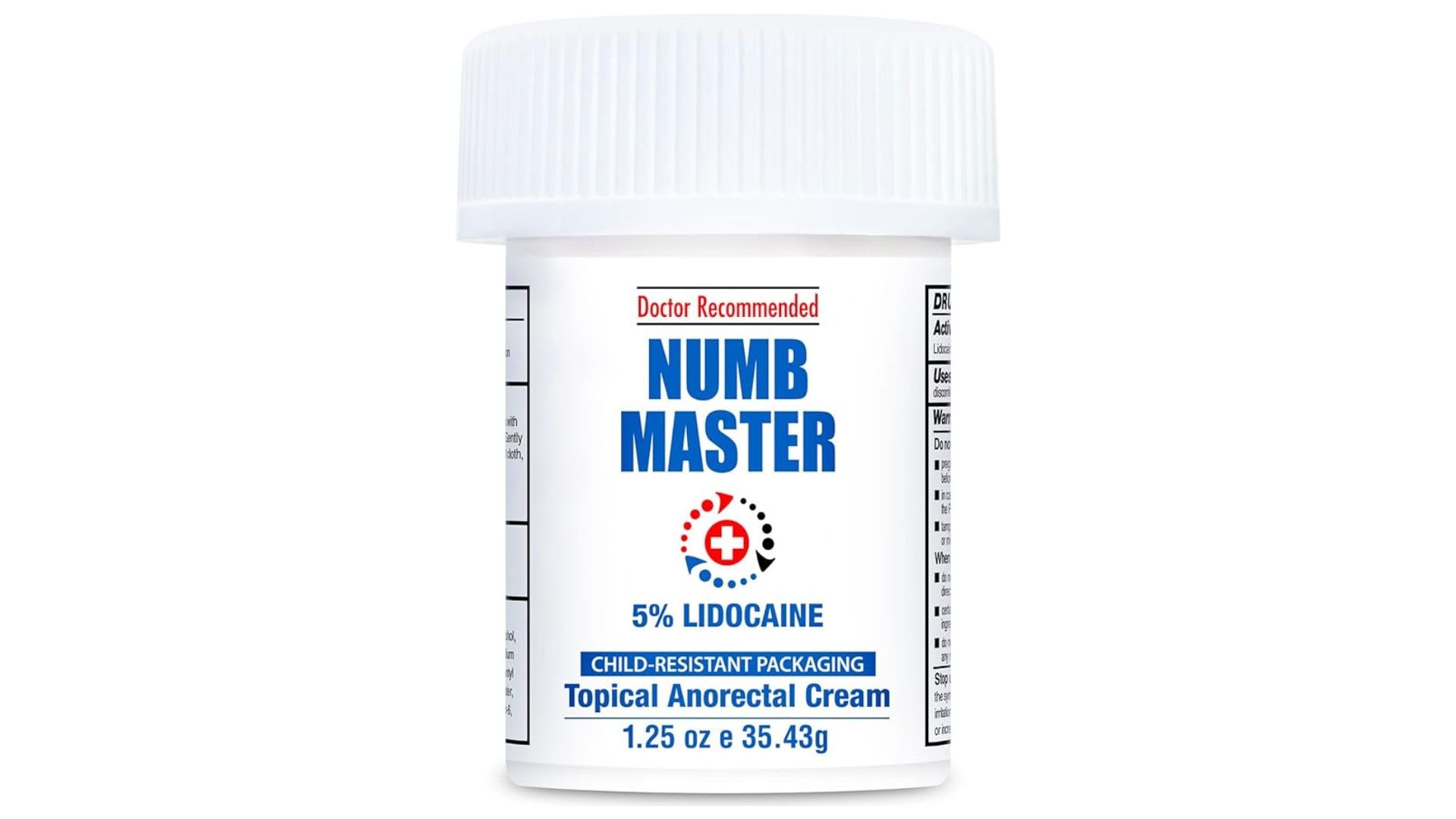 Numb Master Lidocaine Numbing Cream (Image via Amazon)