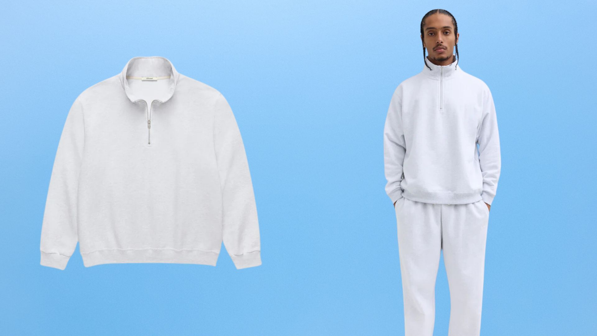 The J2000 Quarter Zip (Image via Jjjjound website)