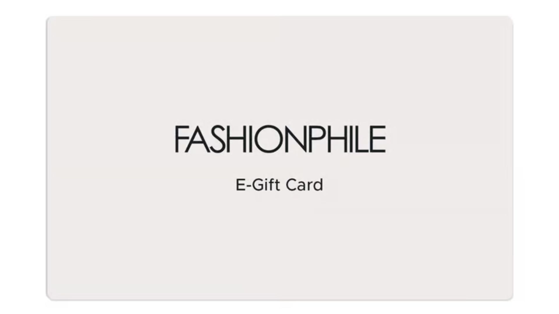 Fashionphile E-Gift Card (Image via Fashionphile)