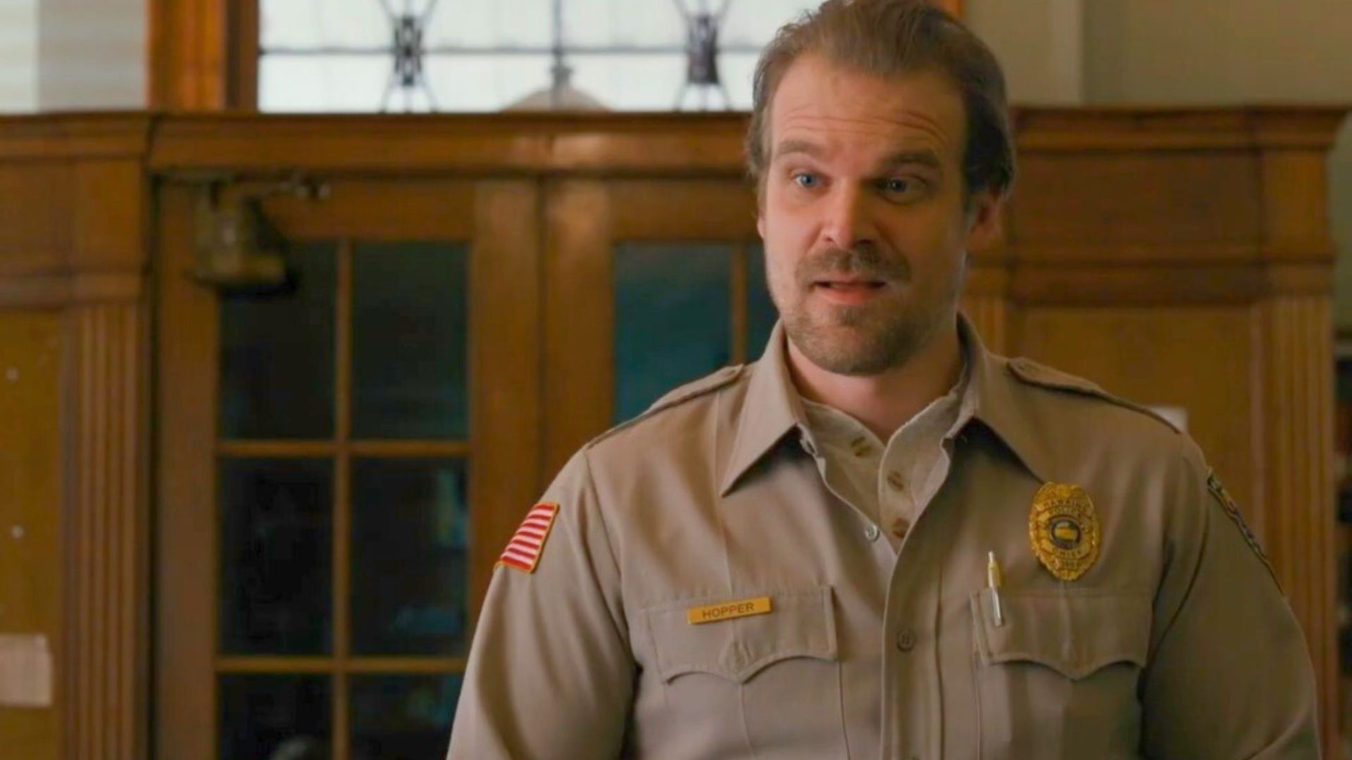 Jim Hopper in Stranger Things | Image via: 21 Laps Entertainment 