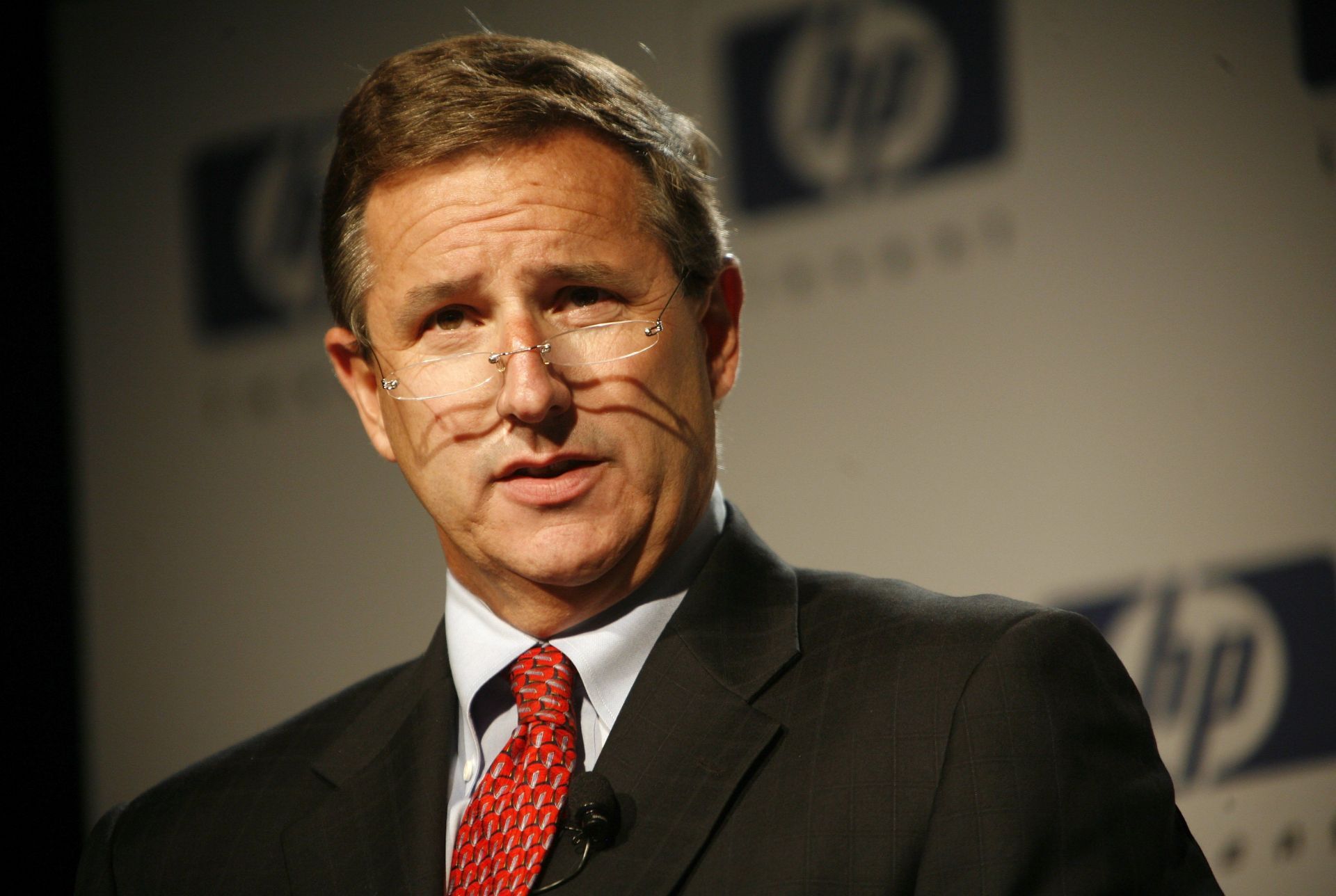 HP CEO Mark Hurd Holds Press Conference - Source: Getty