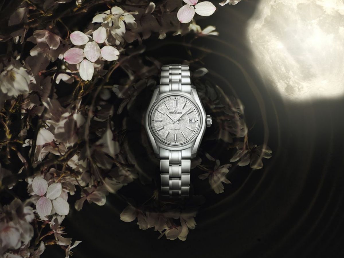 GS &quot;Sakura-Tukiyo&quot; STGK033 (image via Grand Seiko)