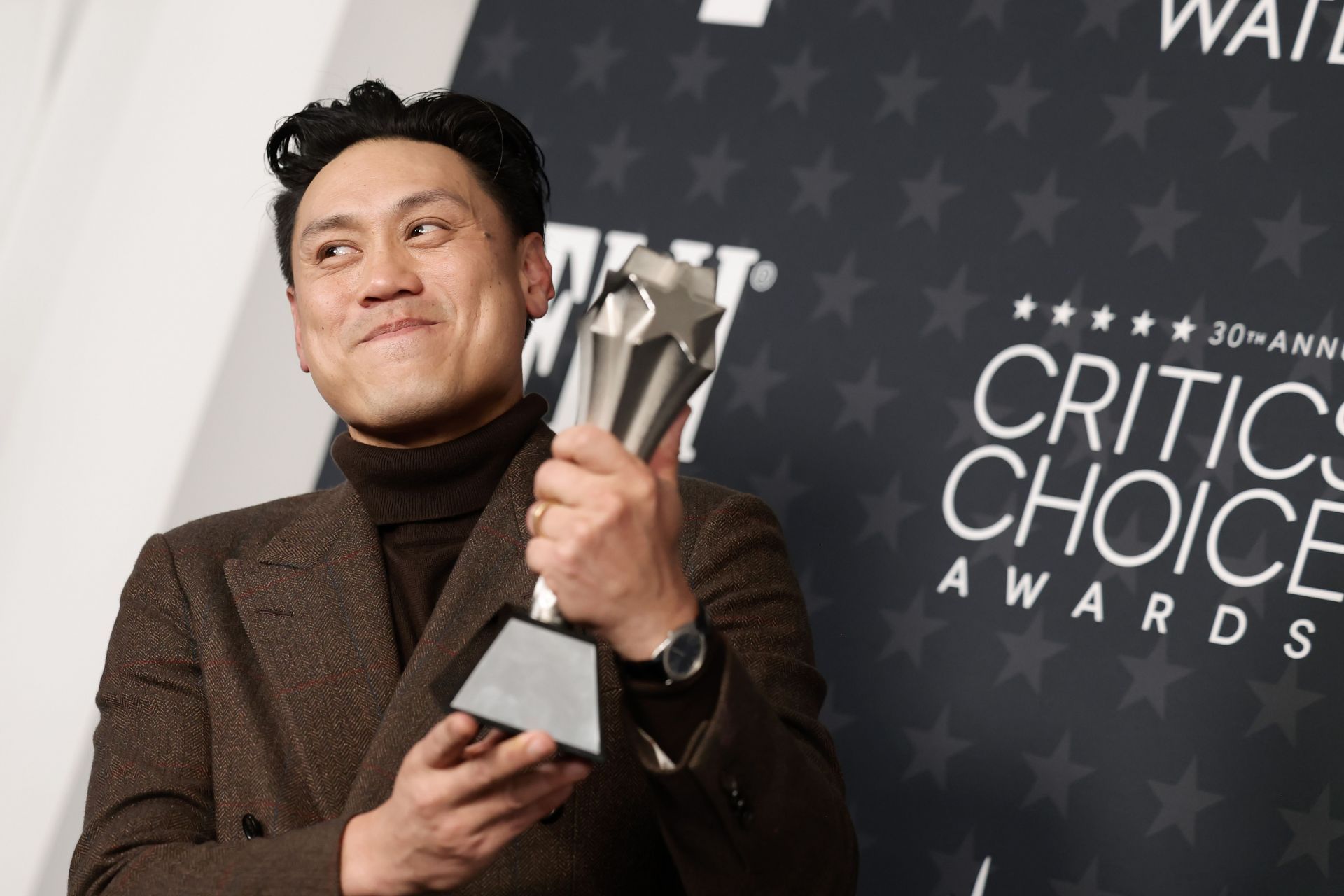 Jon M. Chu at 30th Annual Critics Choice Awards - Press Room - Source: Getty