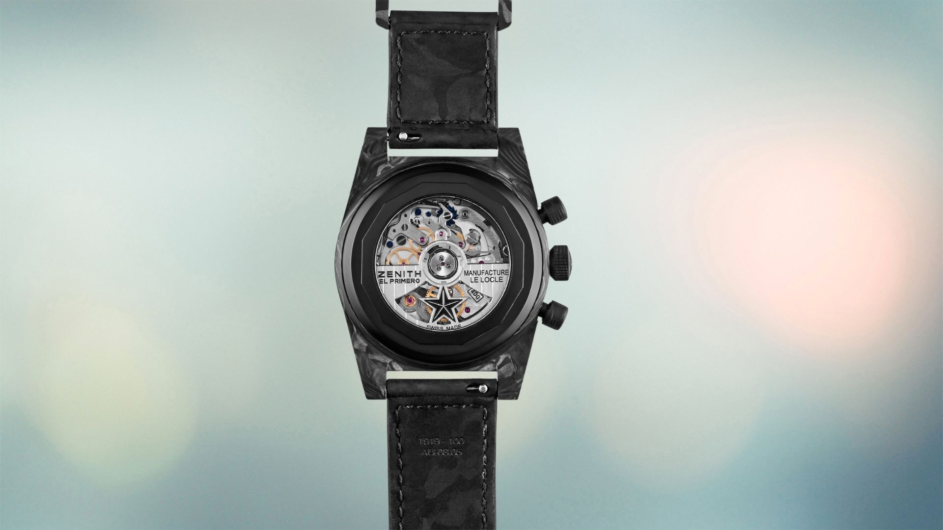 The Revolution x Zenith Cover Girl Carbon watch comes in different designs (Image via Revolution Watch)