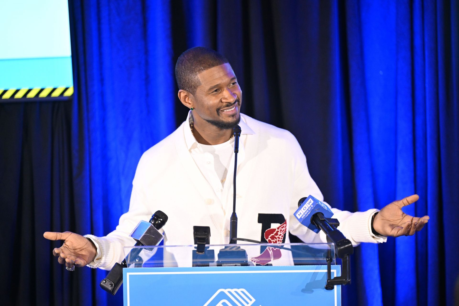 Usher Attends Ribbon Cutting For New Content Studio At Boys &amp; Girls Clubs Of Metro Atlanta - Source: Getty