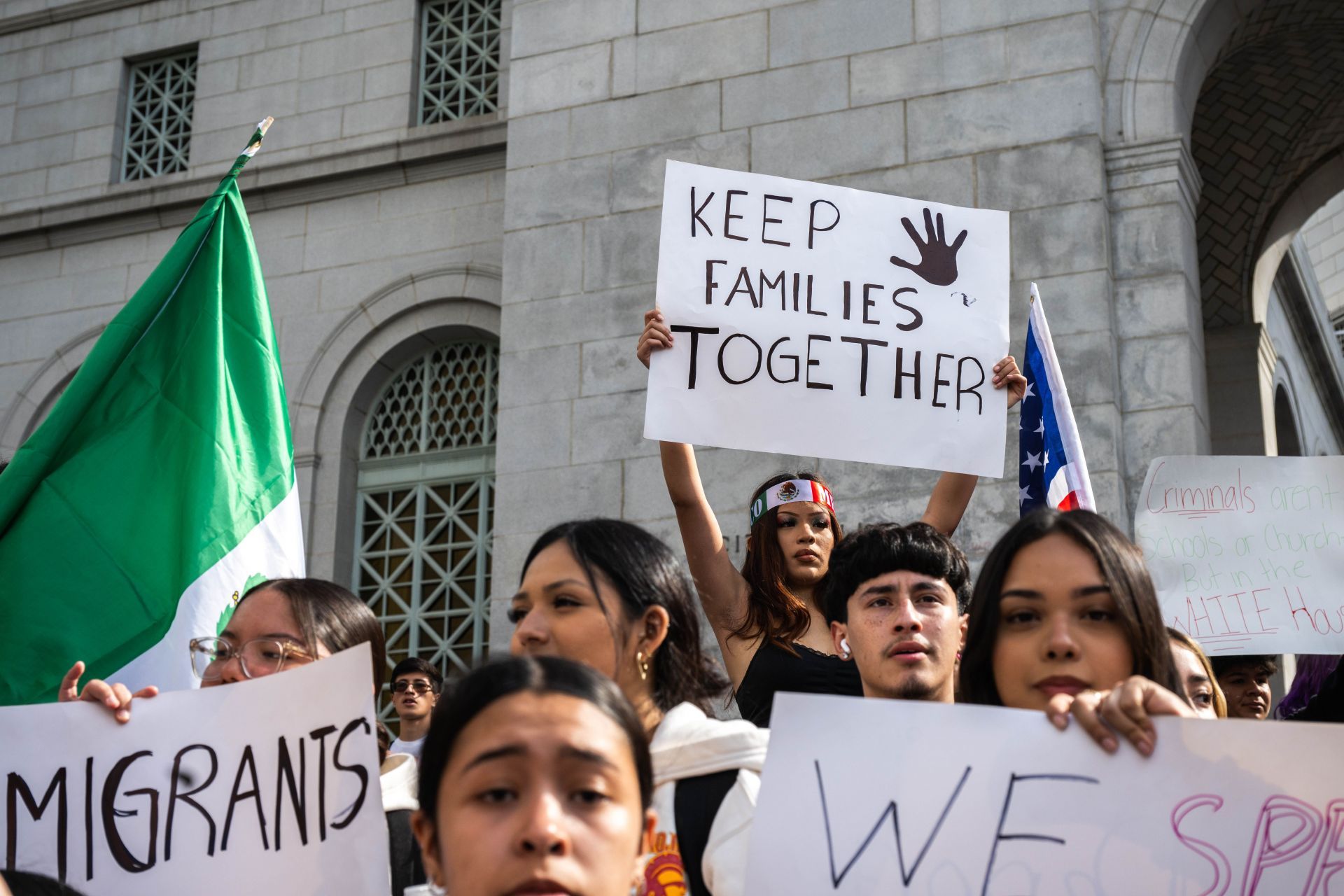 Students Protest  Trump