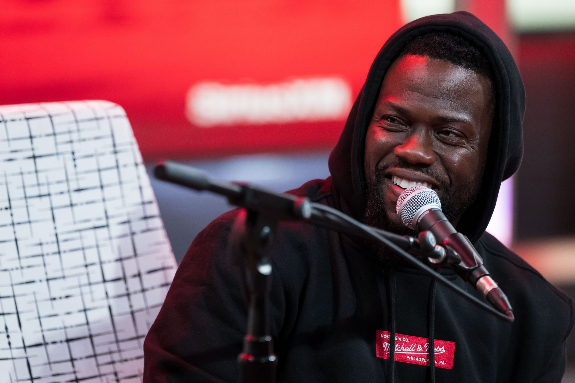 &quot;Straight From The Hart Live&quot; With Kevin Hart At SiriusXM Studios In Miami - Source: Getty