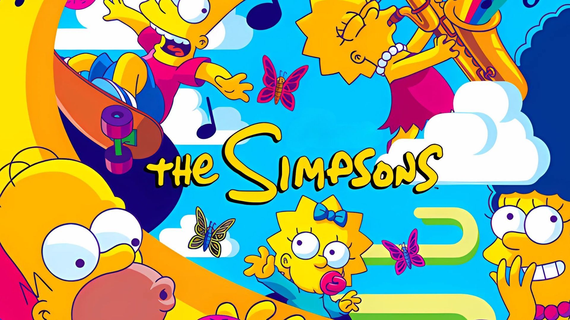 A promotional picture of The Simpsons