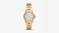 Mini Everest Pavé Gold-Tone Watch