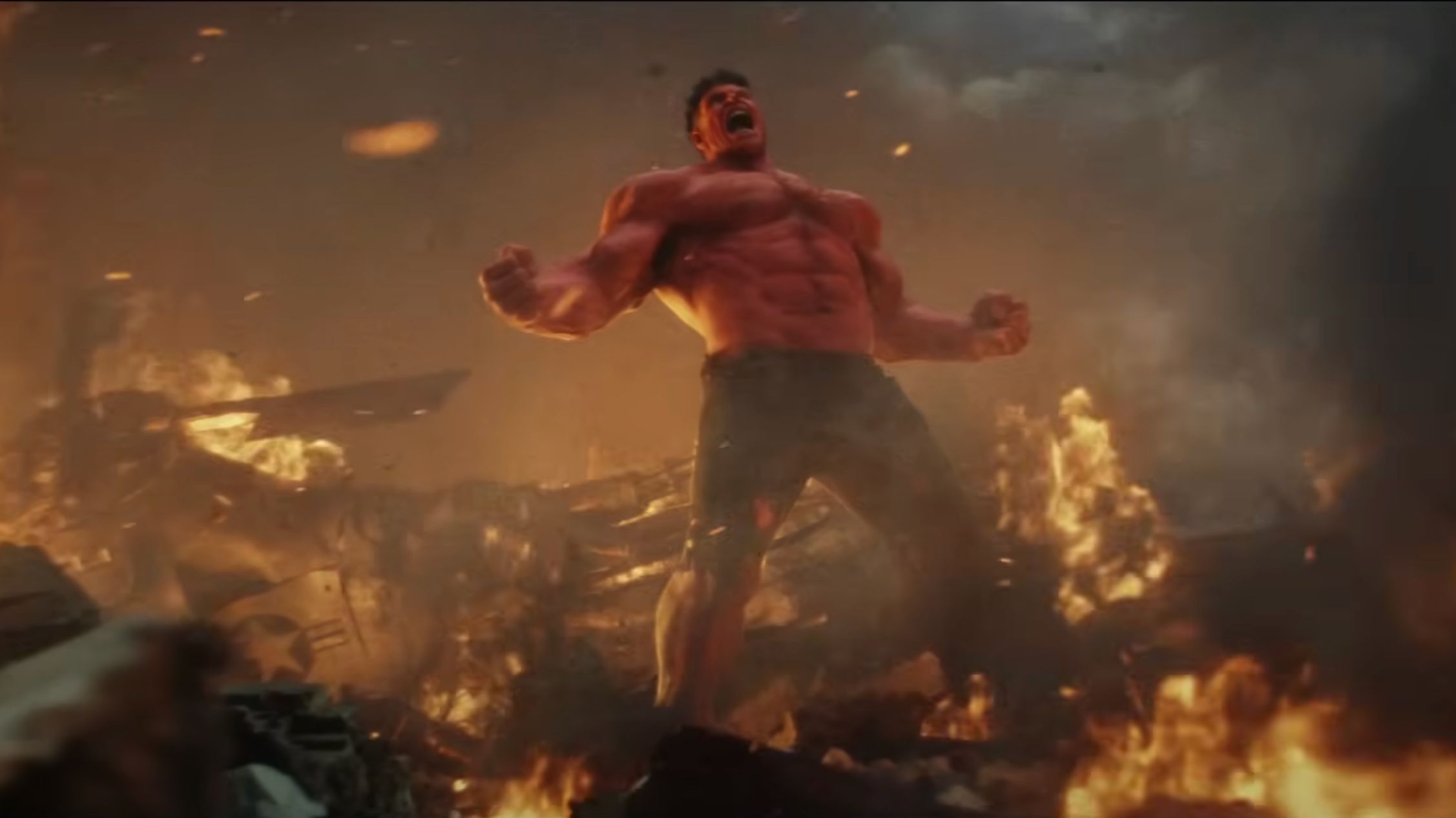 The reason behind Red Hulk&rsquo;s color (Image via YouTube/@marvel)