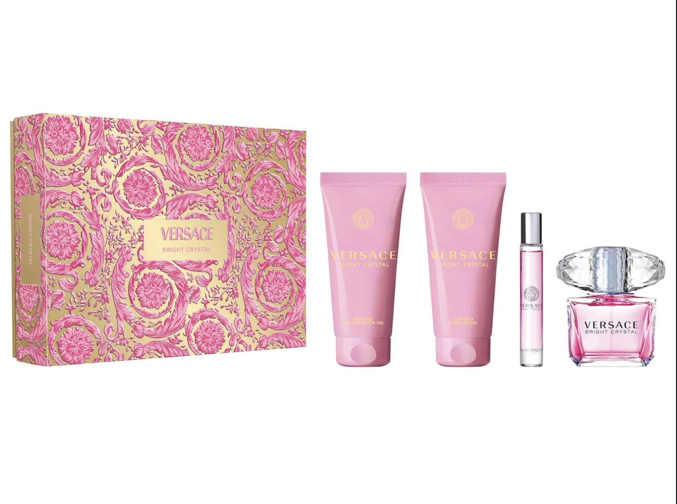 Versace Bright Crystal Eau de Toilette Gift Set (Image via Sephora)