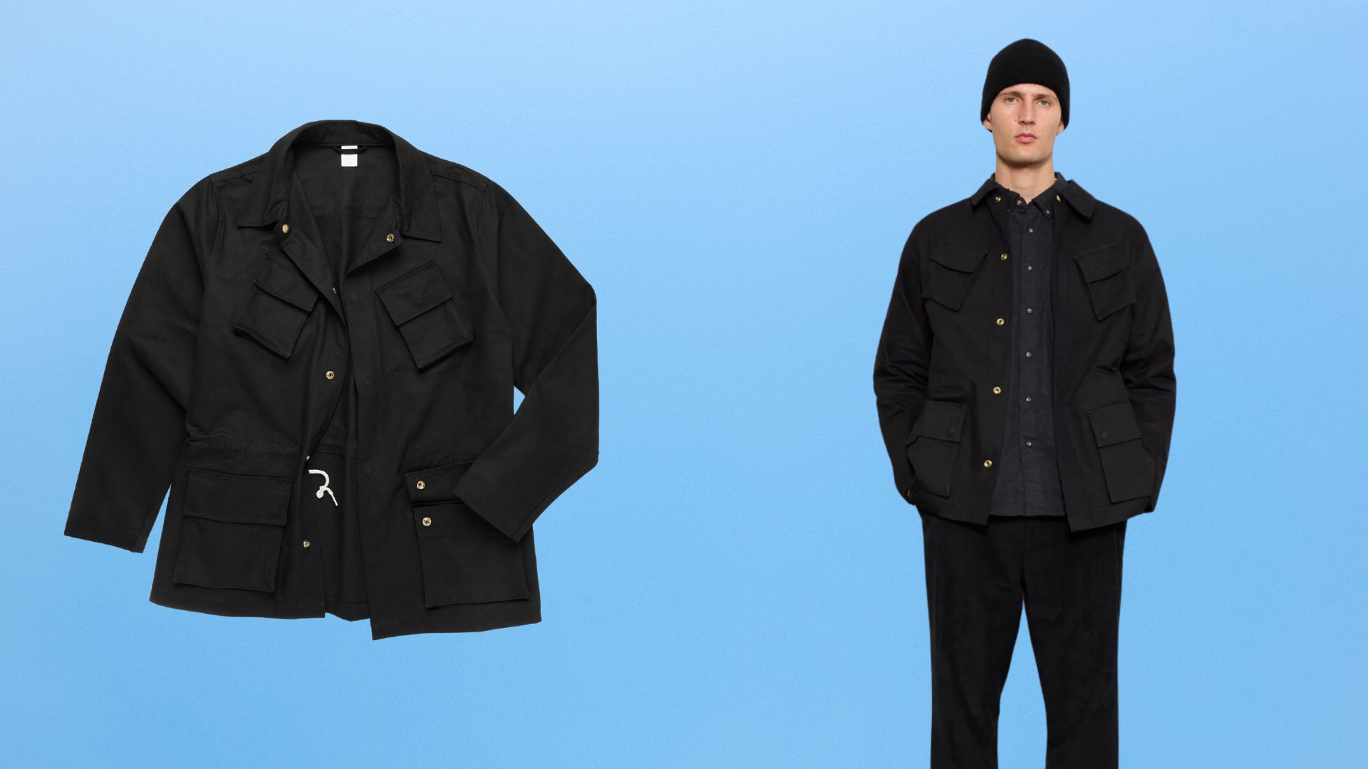 The Utility Jacket (Image via Jjjjound website)