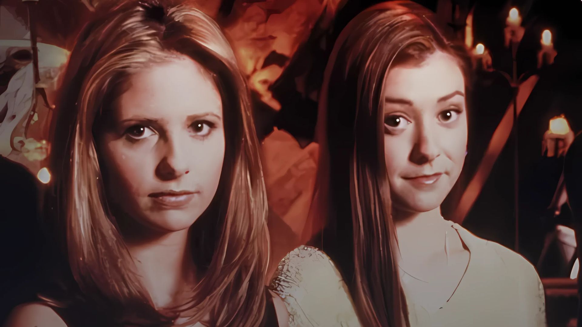 Buffy and Willow from the original series Buffy the Vampire Slayer | Source: Disney +