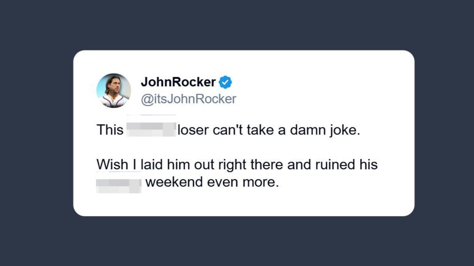 John Rocker called out Mahomes Sr on X (Image via X/@itsJohnRocker)