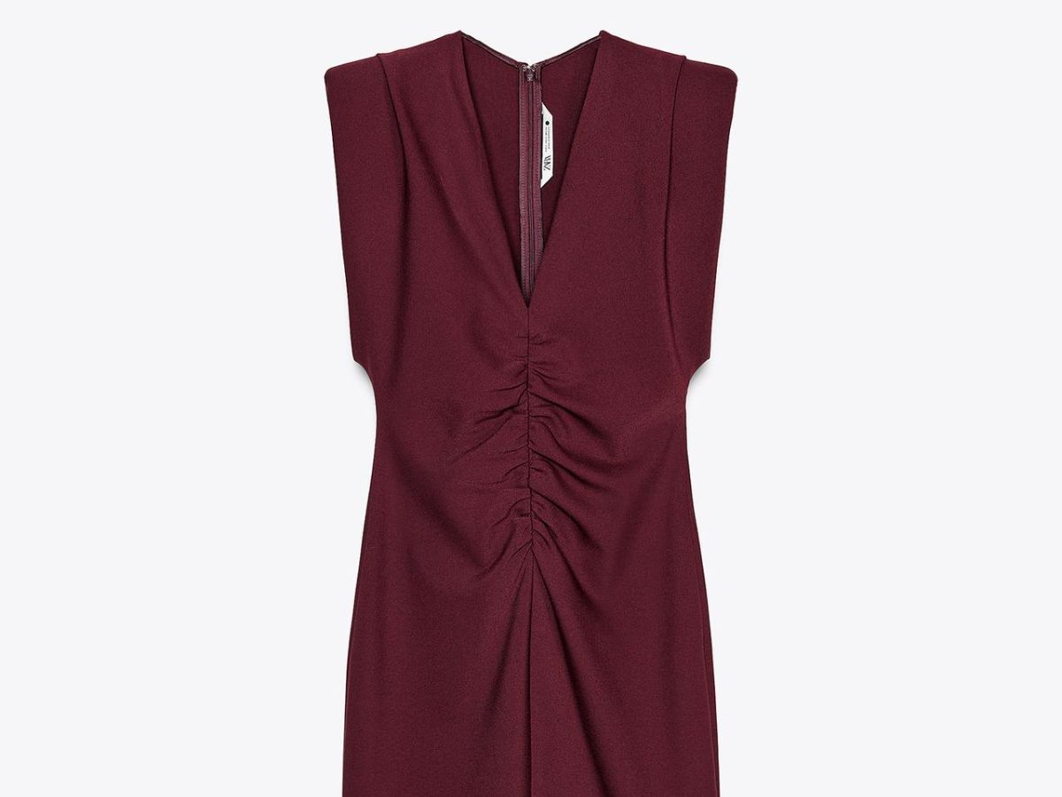 Draped Midi Dress (Image via Zara)