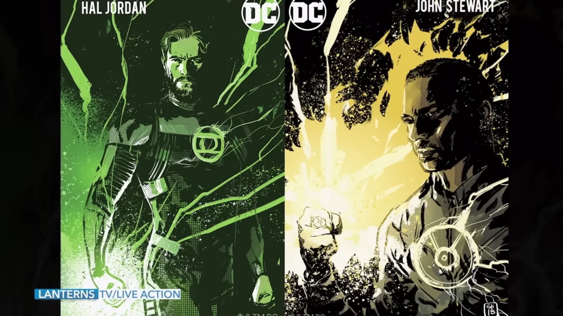 The two Green Lanterns in HBO