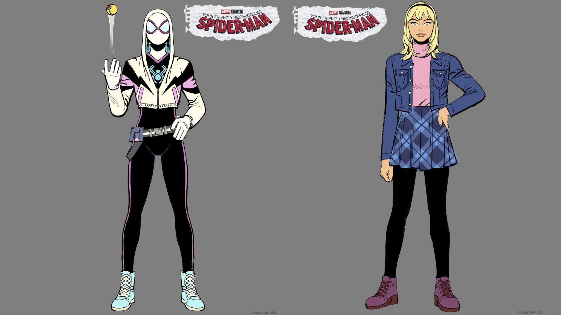Spider-Gwen and Gwen Stacy (Image via Instagram/ mrjefftrammell)
