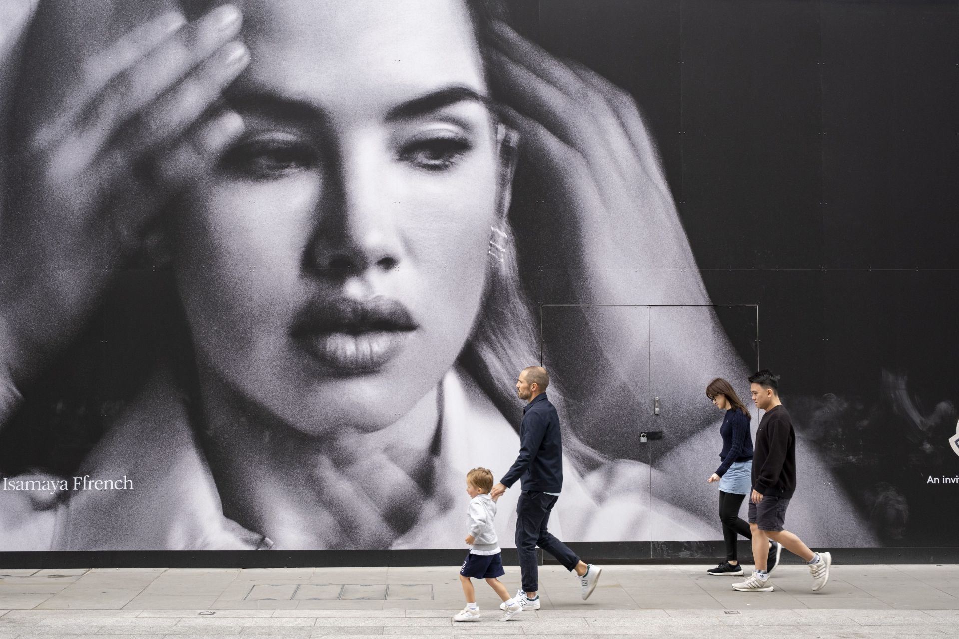 Bond Street Moncler Advertising In London - Source: Getty