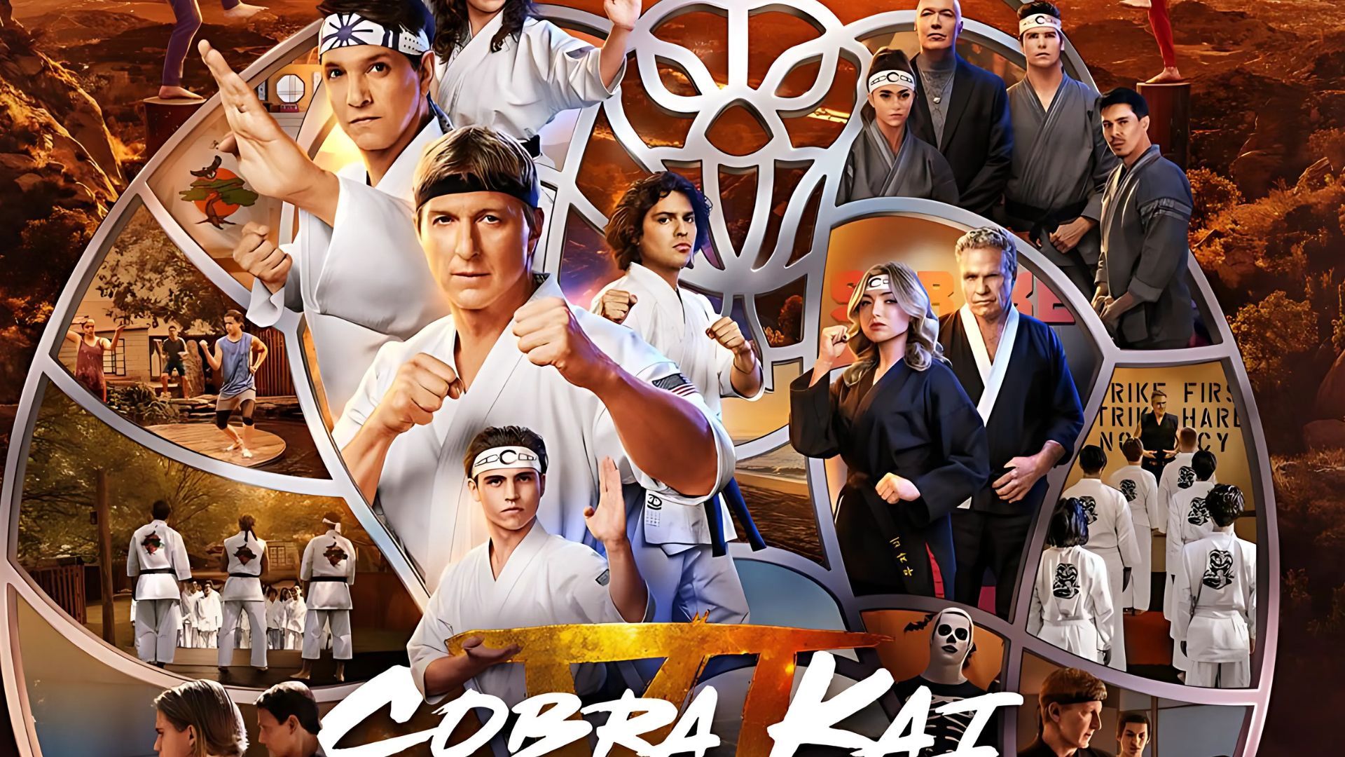 Part of the poster for the final moments of Cobra Kai