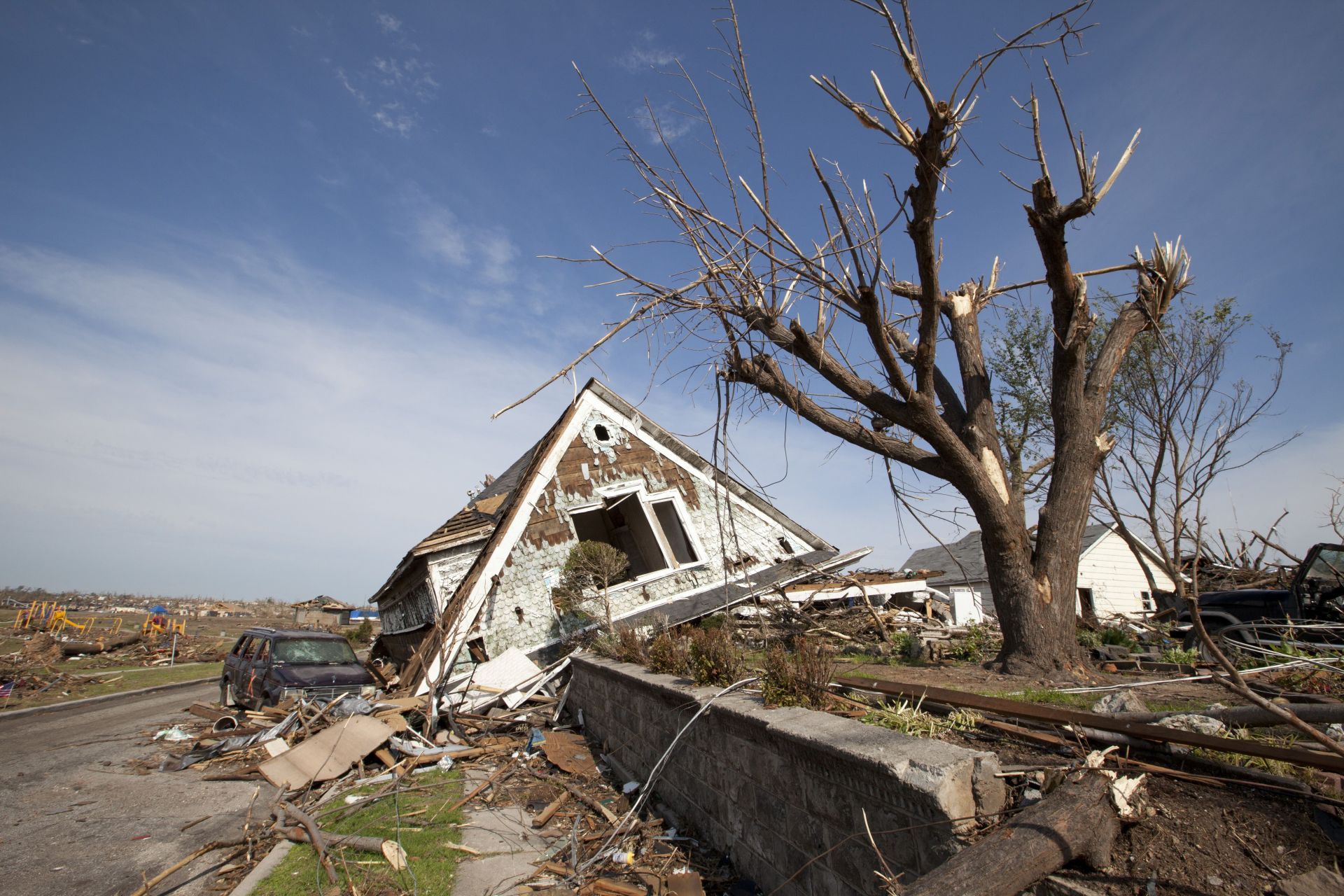 Joplin F5 Tornado Damage May 2011 - Source: Getty