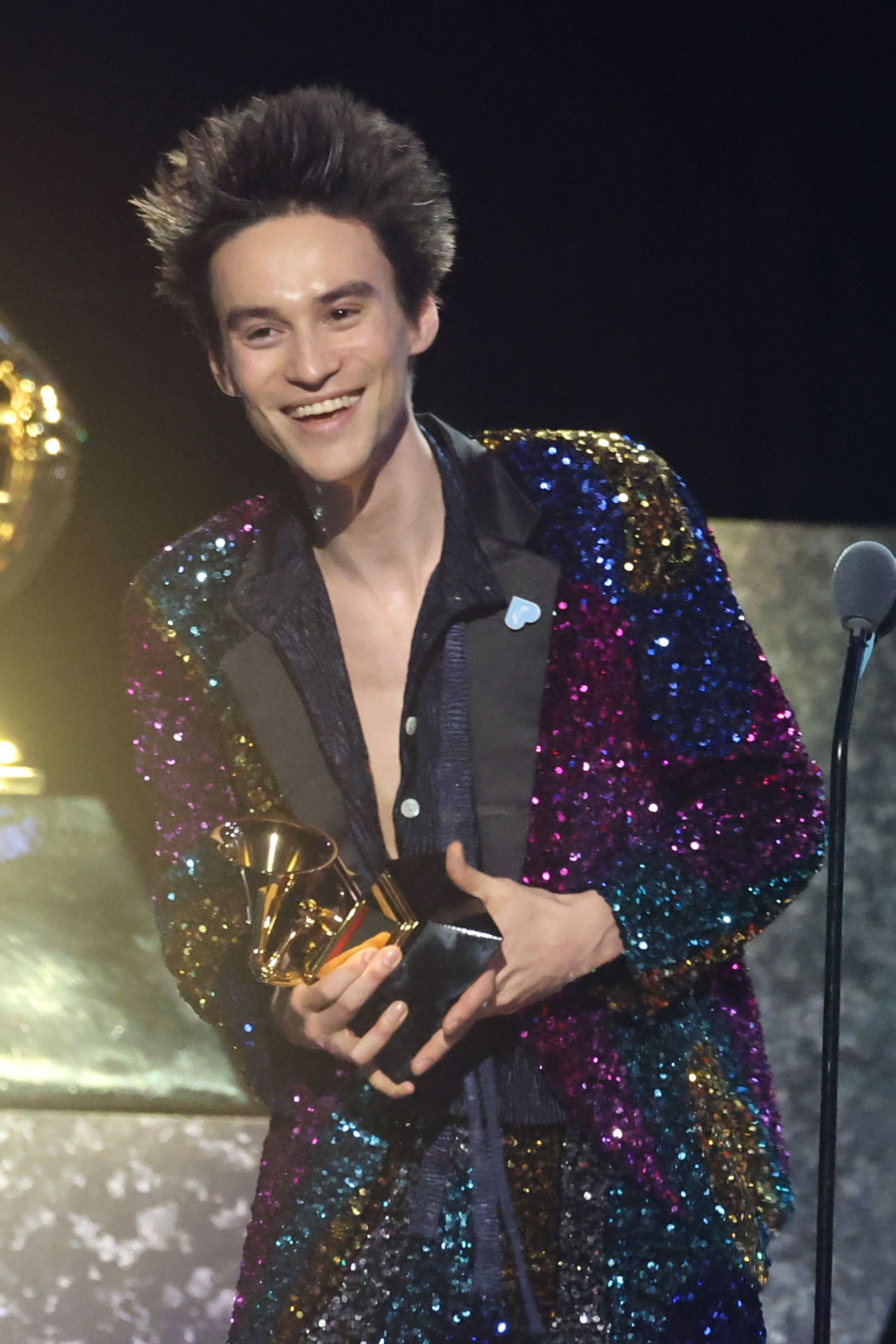 Jacob Collier at the 67th GRAMMY Awards (Image via Getty)