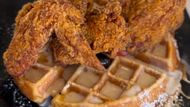 Chicken and Waffle from Augie's. (Image via Instagram/@augiescafes)