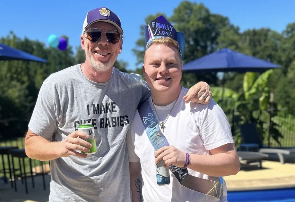 David Ace Cannon with his son Cade Cannon (Image via Instagram / @aceatlarge)