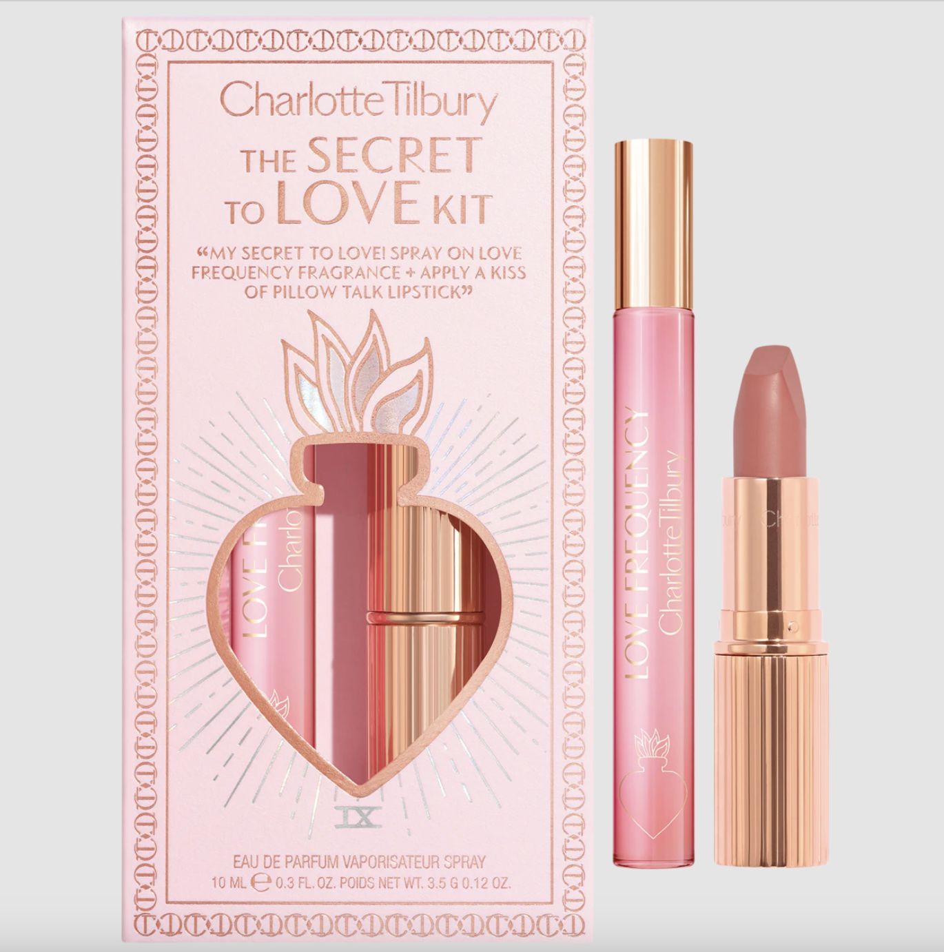 Charlotte Tilbury The Secret to Love Perfume and Lipstick Set (image via Sephora)