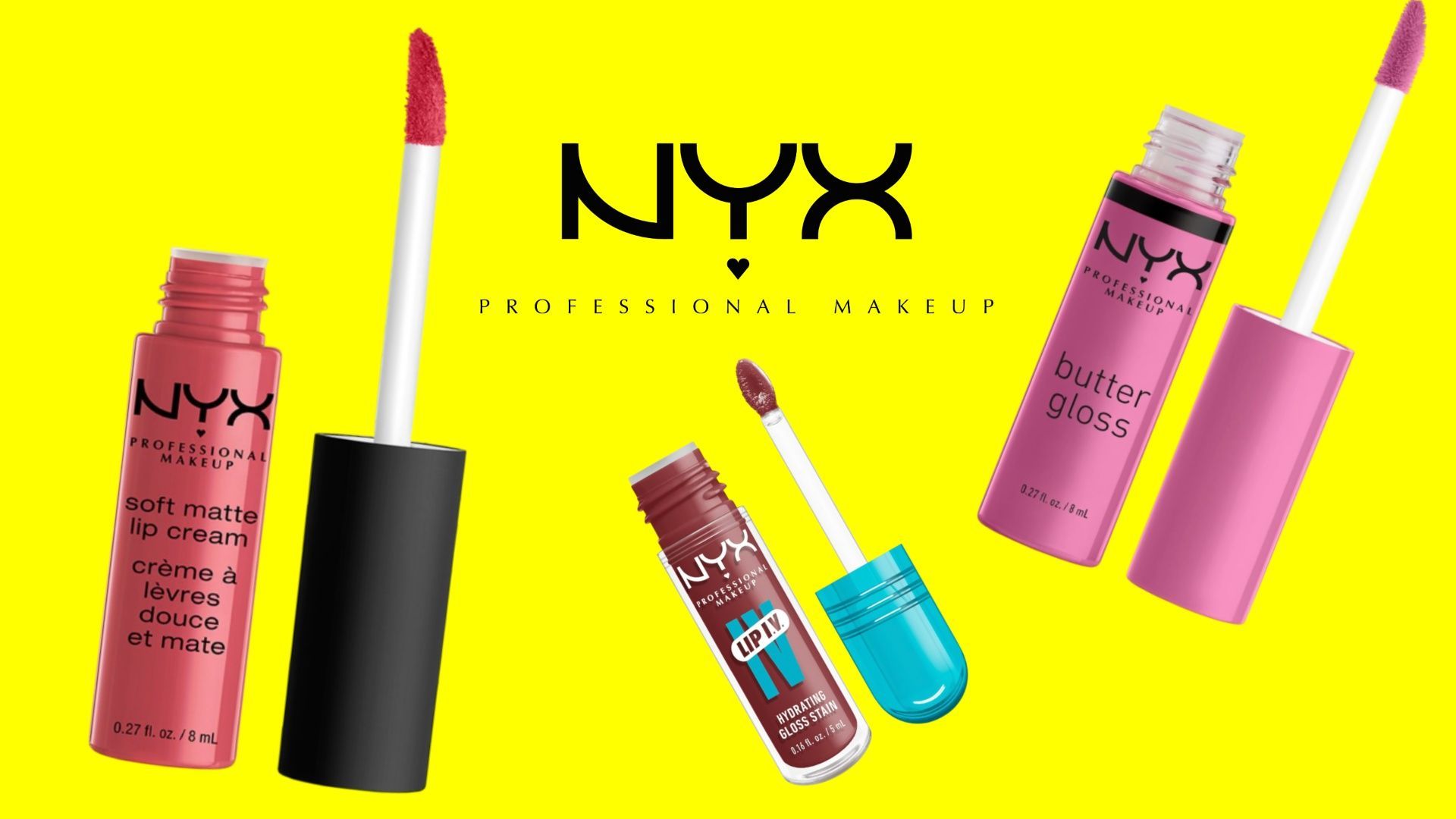 7 best lip products in the professional makeup range. (Image via NYX)