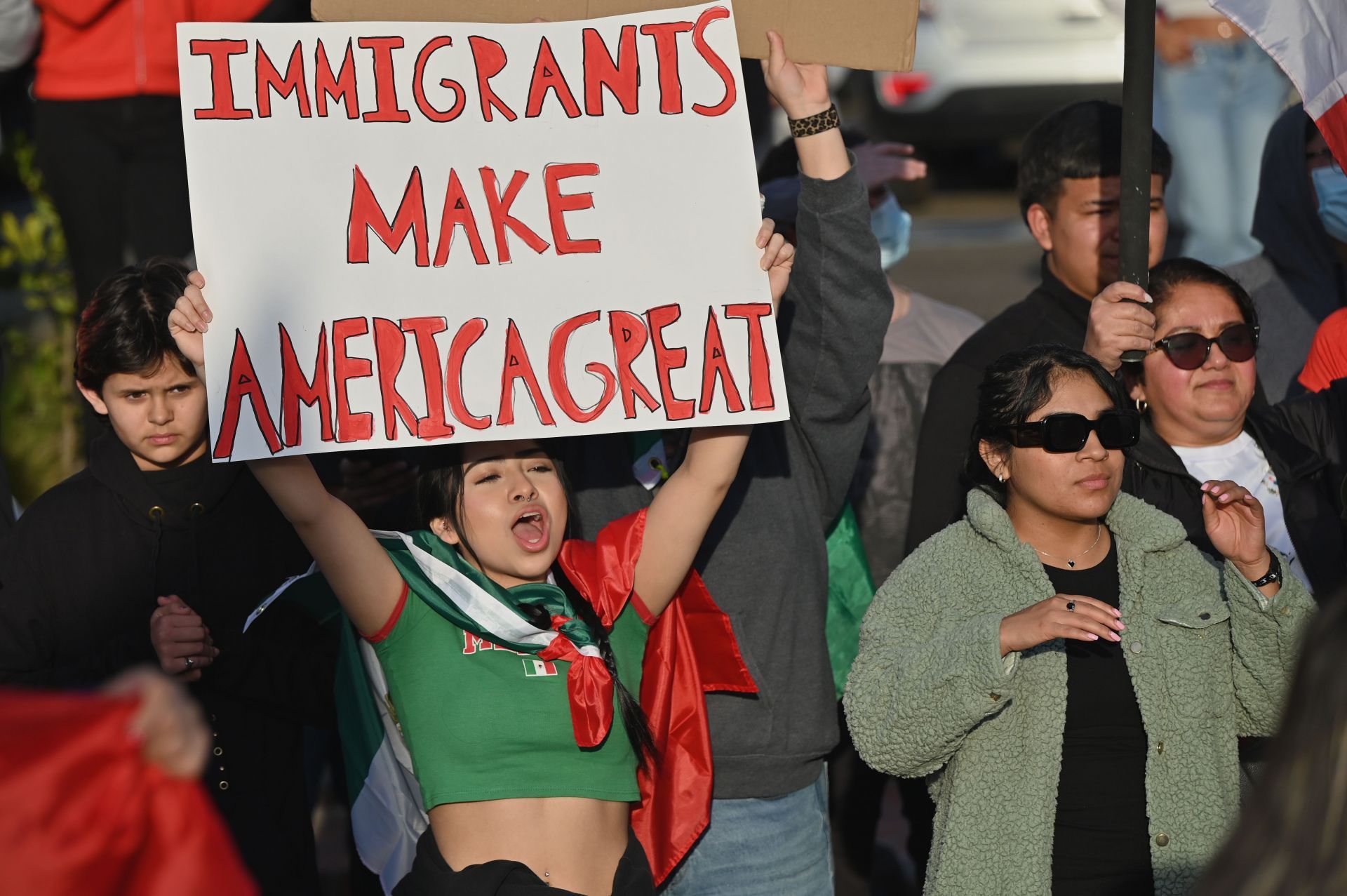 Demonstration Against ICE Raids - Source: Getty