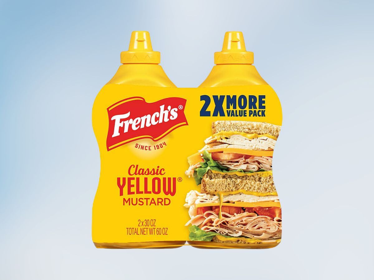 French&#039;s 100% Natural Classic Yellow Mustard (Image via Sam&#039;s Club)