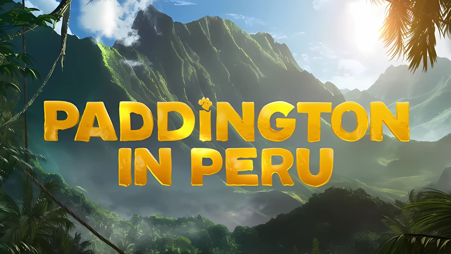 The title card from the trailer of PADDINGTON IN PERU (Image via. Sony Pictures Entertainment/Youtube)