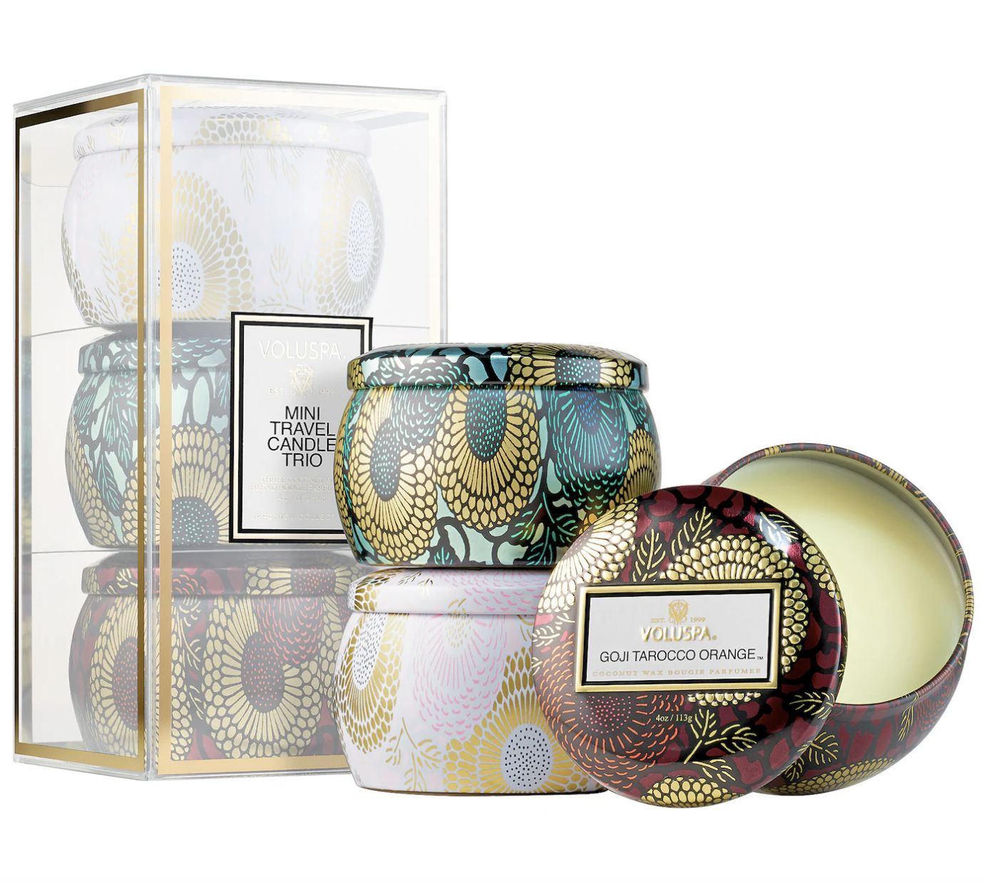 VOLUSPA Mini Candle Trio (image via Sephora)