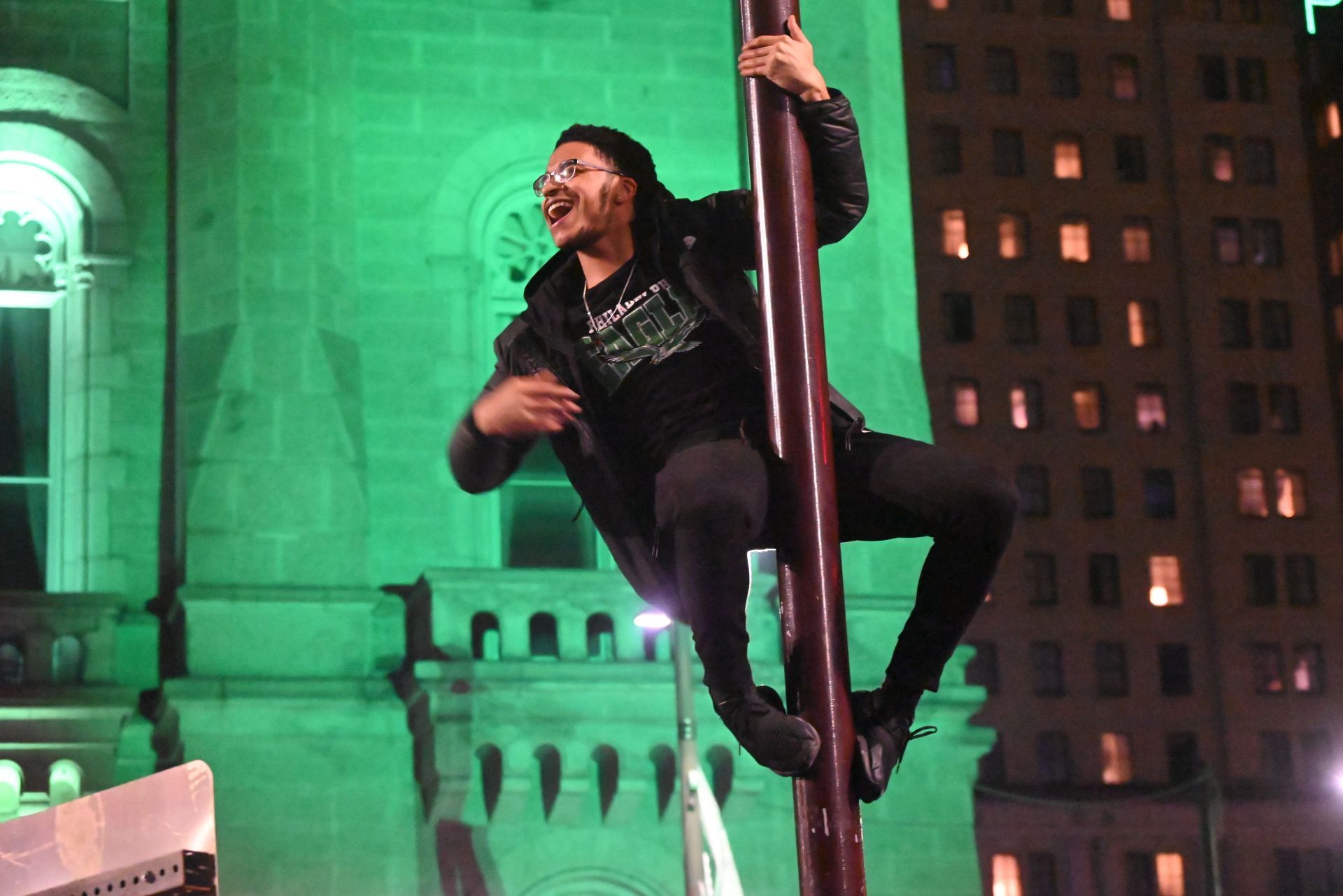 Philadelphia Eagles fans celebrate winning Super Bowl Championship - Source: Getty