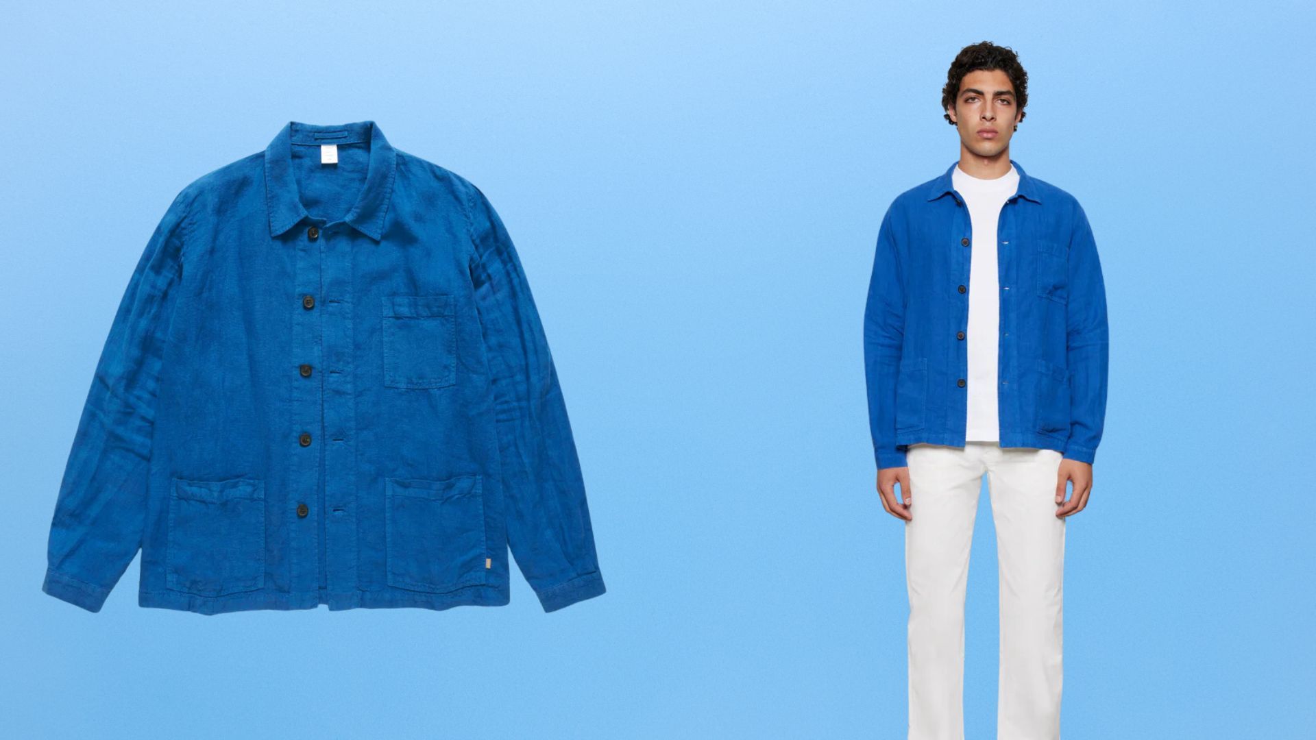 The French Chore Jacket (Image via Jjjjound website)