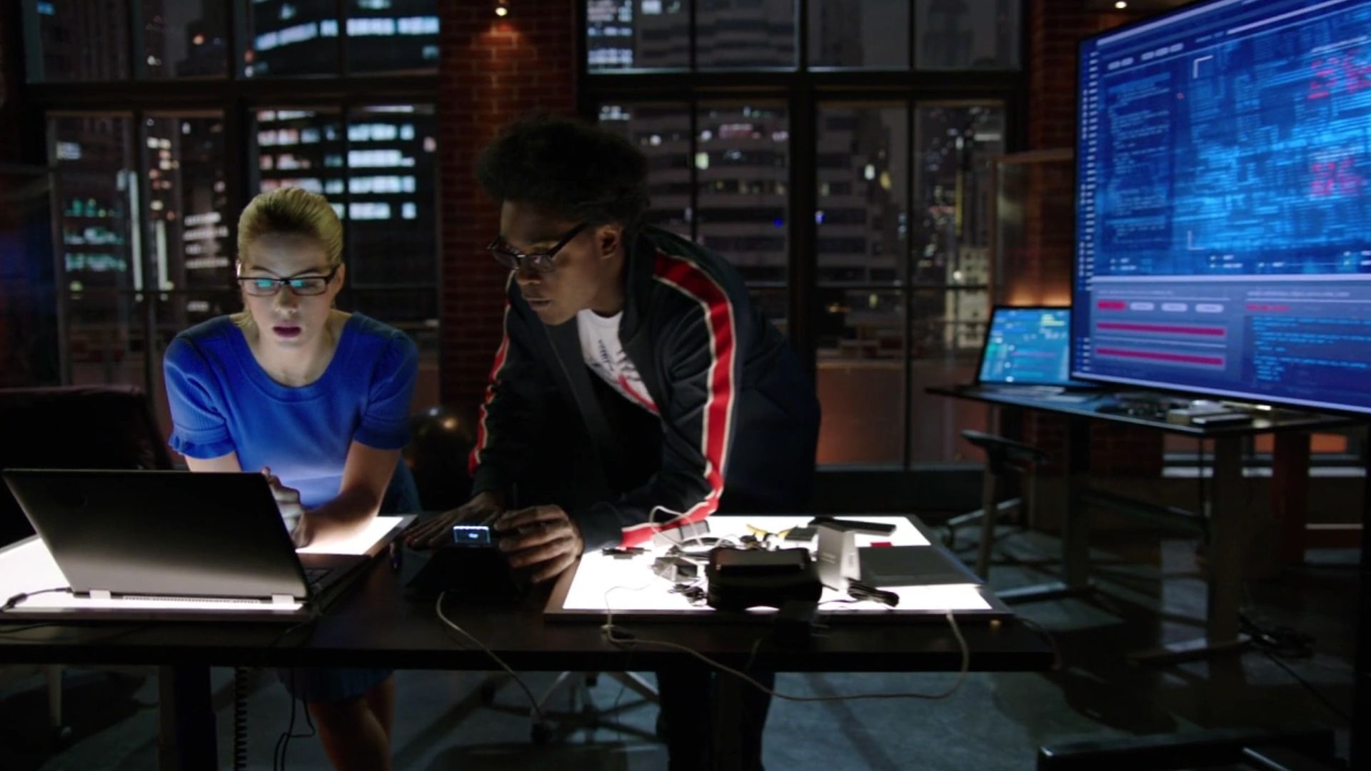 Felicity creates Helix Dynamics | Image via Prime Video