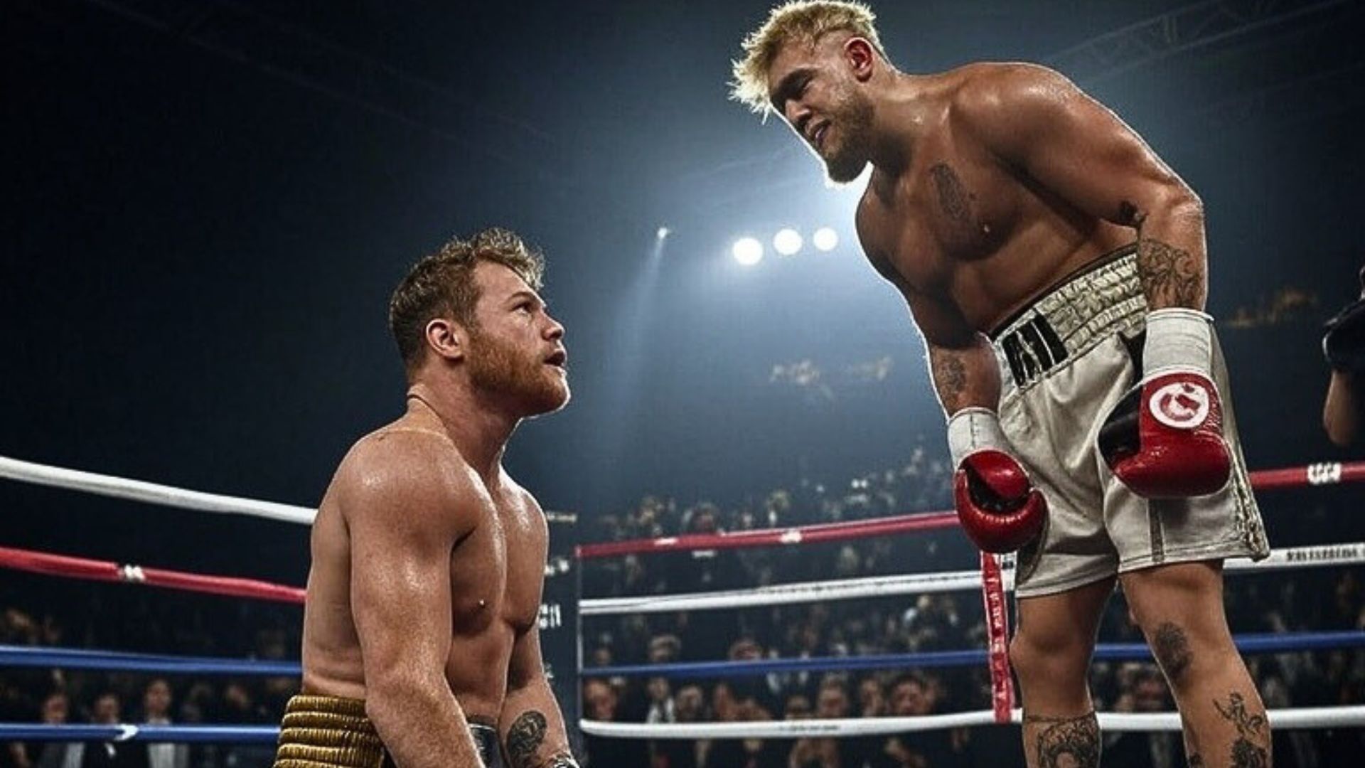 Jake Paul and Canelo &Aacute;lvarez (Image via Instagram/ jakepaul)