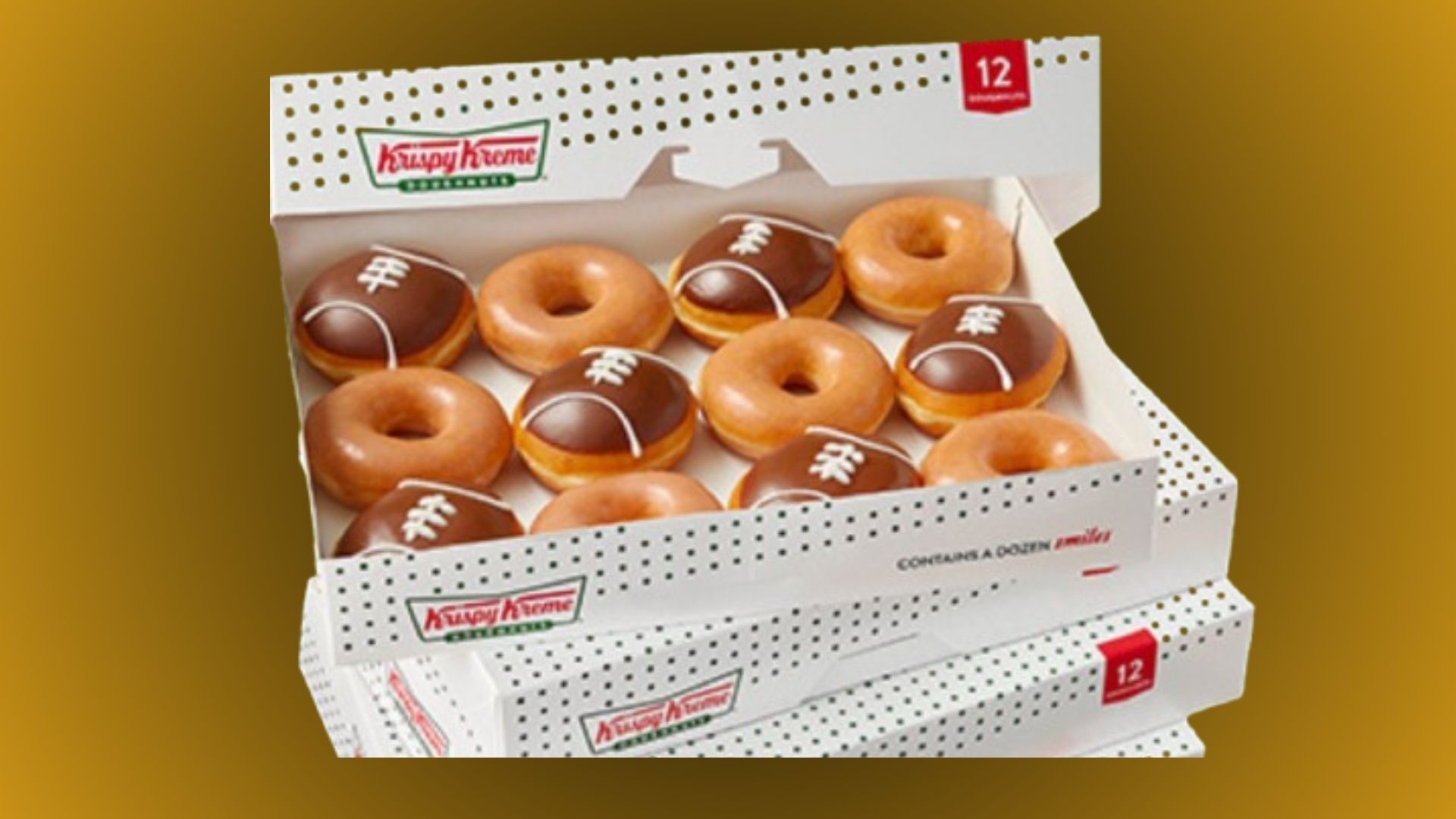 &quot;Big Game Dozen&quot; doughnut collection (Image via Krispy Kreme)