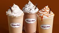 Three limited-time coffee milkshakes (Image via Häagen-Dazs)