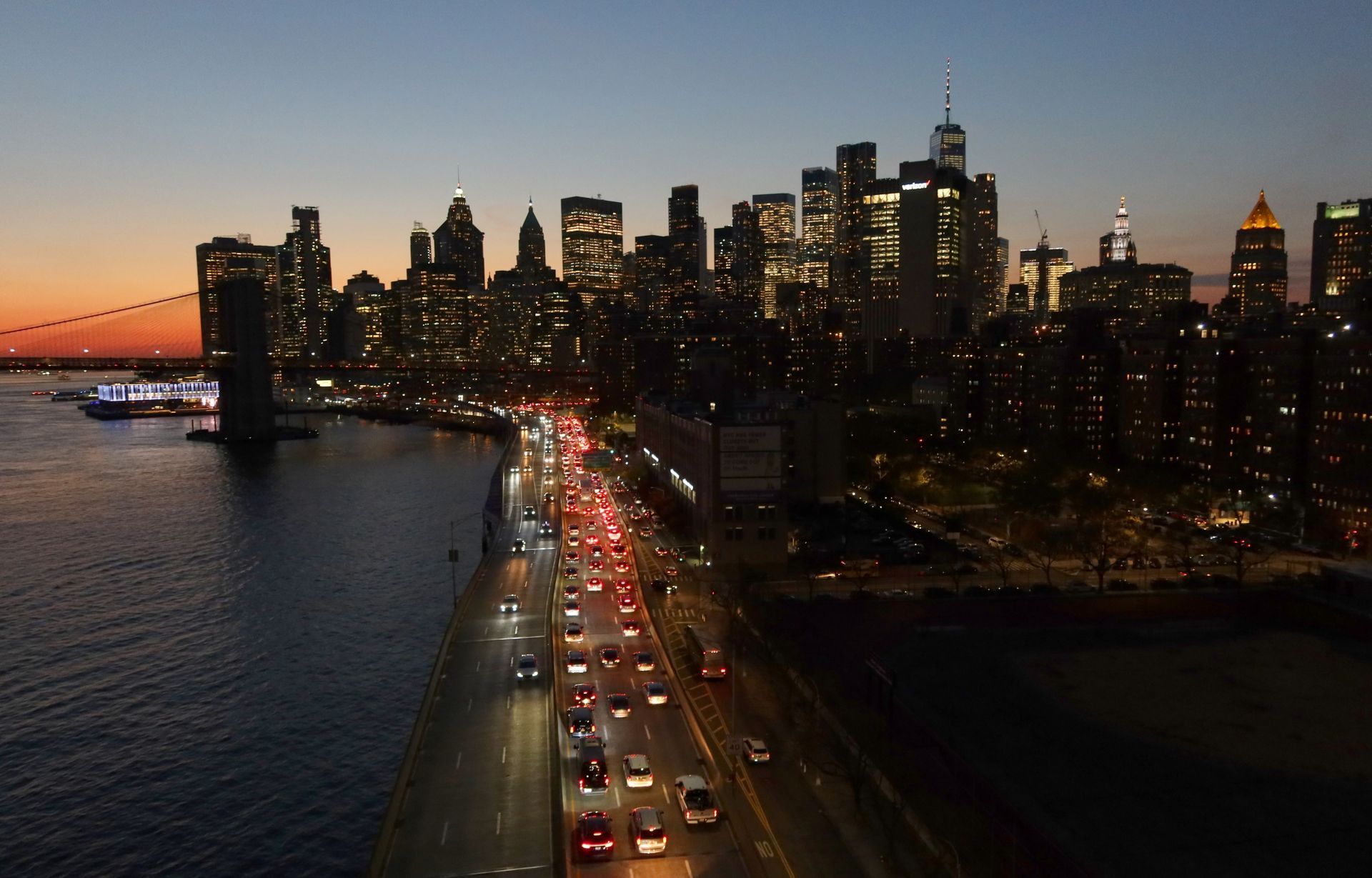 Sunset in New York City - Source: Getty