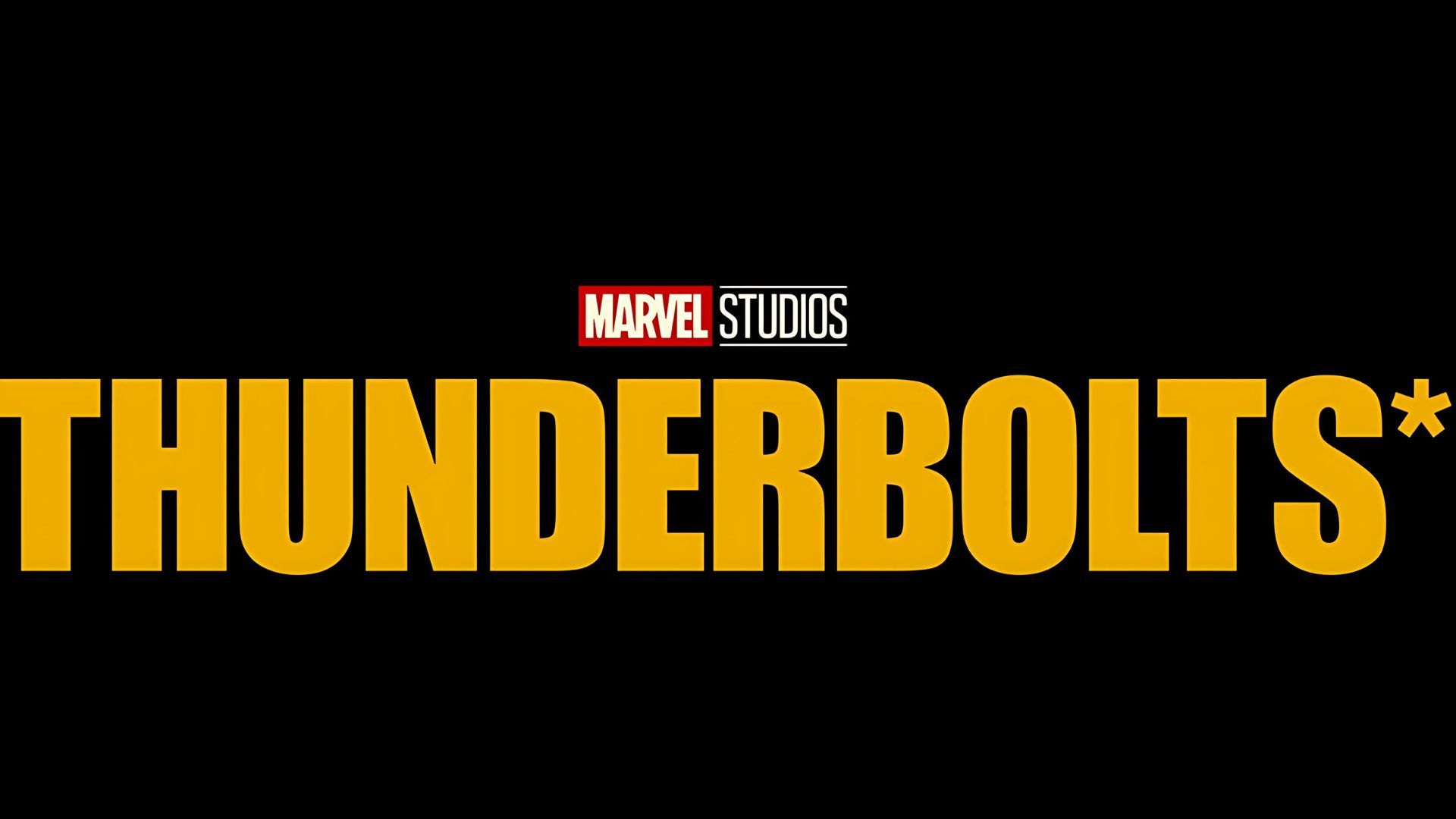 The title card from the trailer of Thunderbolts* (Image via. Marvel Entertainment/Youtube)